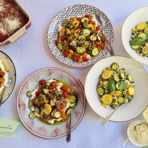 Menu communie | lentefeest | tuinfeest